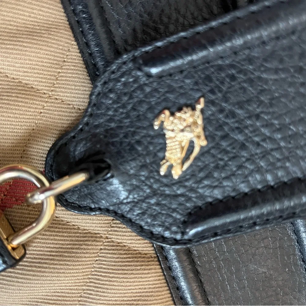 Luxury Black and Tan Designer Men's Bag